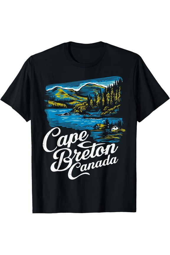 Mountain Forest Cape Breton Canada Island T-Shirt
