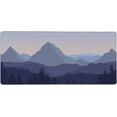 thumbnail image 1 of Mountain Forest Scenery Gaming Mouse Pad - 35.4x15.7in, Stitched Edges, Non-Slip Rubber Base, Extended XXL Long Mousepad, Ideal for Office Work, 1 of 6