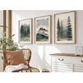 thumbnail image 1 of Mountain Forest Wall Art Decor Watercolor Landscape Canvas Pictures Natural Abstract Wall Art Painting Tree Forest Poster Prints Modern Artwork for Living Room Bedroom Unframed (only canvas), 1 of 6