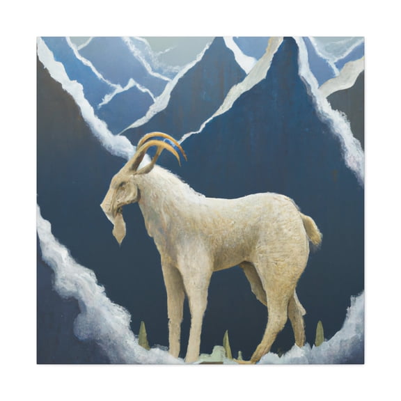 "Mountain Goat Simplicity" - Canvas