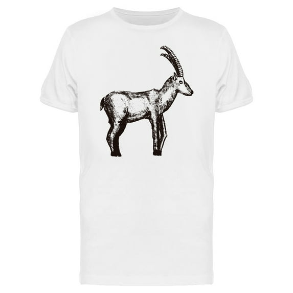 Mountain Goat Sketch T-Shirt Men -Image by Shutterstock, Male 4X-Large