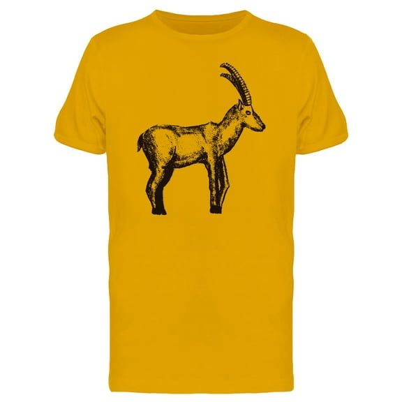 Mountain Goat Sketch T-Shirt Men -Image by Shutterstock, Male Medium