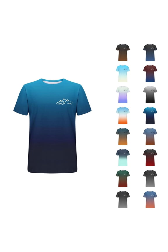 Mountain Graphic Tees for Women 2026 Summer Casual Short Sleeve Crewneck Hiking Camping T Shirts