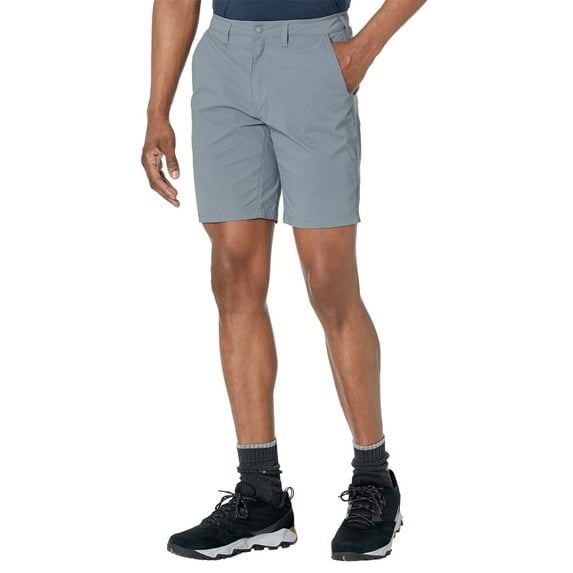 Mountain Hardwear Basin Trek Shorts (Mens, Foil Grey, 44, R)