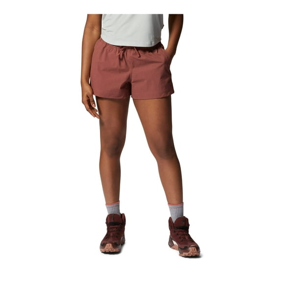 Mountain Hardwear Basswood Pull-On Shorts (Womens, Clay Earth, XL, R)