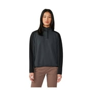 Mountain Hardwear Camplife Snap Neck Pullover (Womens, Dark Storm, LG, One Size)