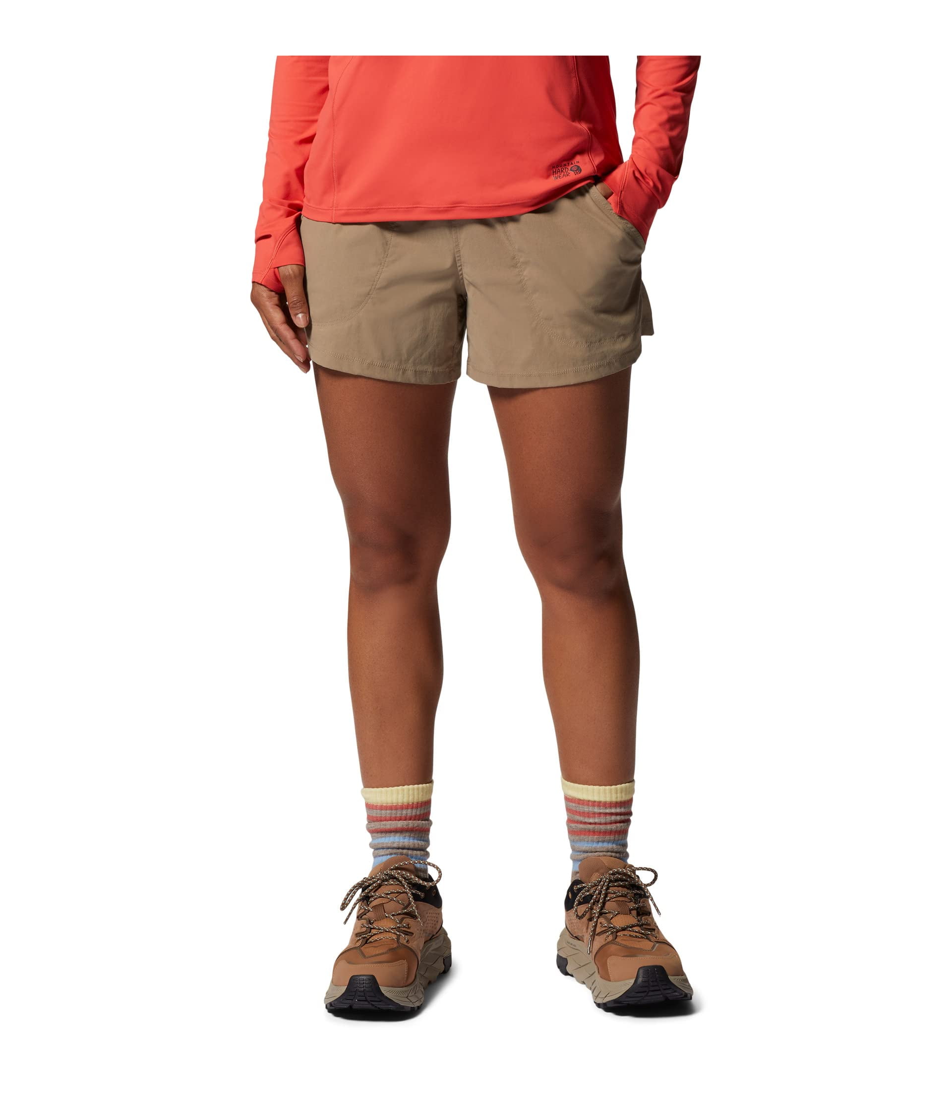 Mountain Hardwear Pantaloncini Dynama/2 Da Uomo, Dark Zink, Taglia M, Leggeri Ed Elasticizzati Per Trekking E Sport