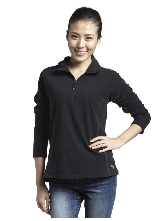 Women's MicroChill Zip Sweatshirt | Black, XS