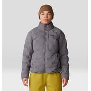 Mountain Hardwear Womens Stretchdown High-Hip Jacket 2104771, Sediment, Size M