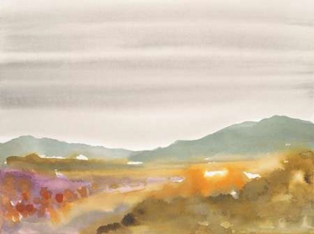 Mountain Haze Canvas Art - Megan Swartz (18 x 24)