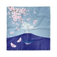 thumbnail image 1 of Mountain Head Scarf, Mountain Cherry Blossoms, Head Wrap, 3 Sizes, by Ambesonne, 1 of 2