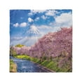 thumbnail image 1 of Mountain Head Scarf, View of River Clear Sky, Head Wrap, 3 Sizes, by Ambesonne, 1 of 2
