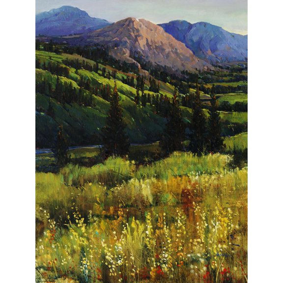 Art.com Mountain High Giclee Print by Tim O'toole, 24" x 32"