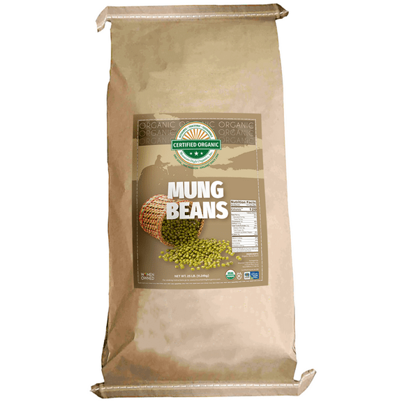 Mountain High Organics - 25 lbs, Certified Organic Mung Beans