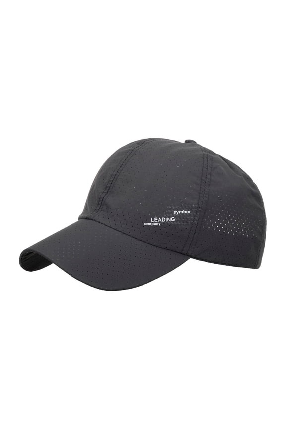 Mountain Hiking Baseball Cap Unisex Solid Color Breathable Sunscreen Adjustable Trail Running Hat
