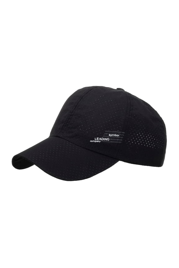 Mountain Hiking Baseball Cap Unisex Solid Color Breathable Sunscreen Adjustable Trail Running Hat