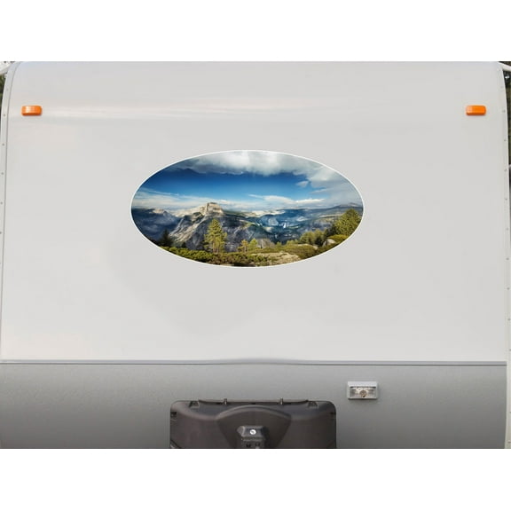 Mountain Horizon RV Camper Decal  Printed & Laminated Vinyl Graphic MT1b