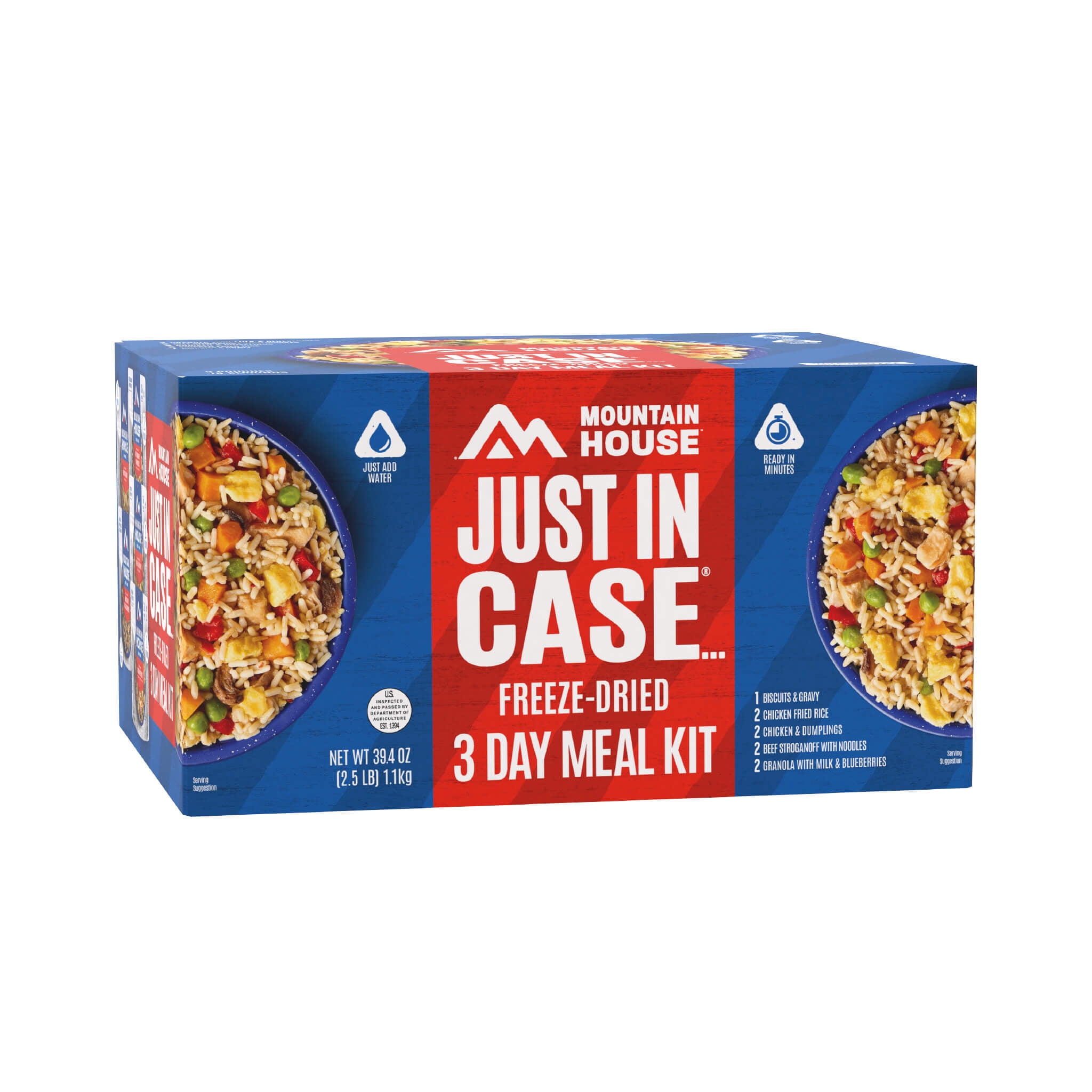 Mountain House 3-Day Emergency Food Supply, Freeze-Dried Survival & Emergency Food, 18 Servings