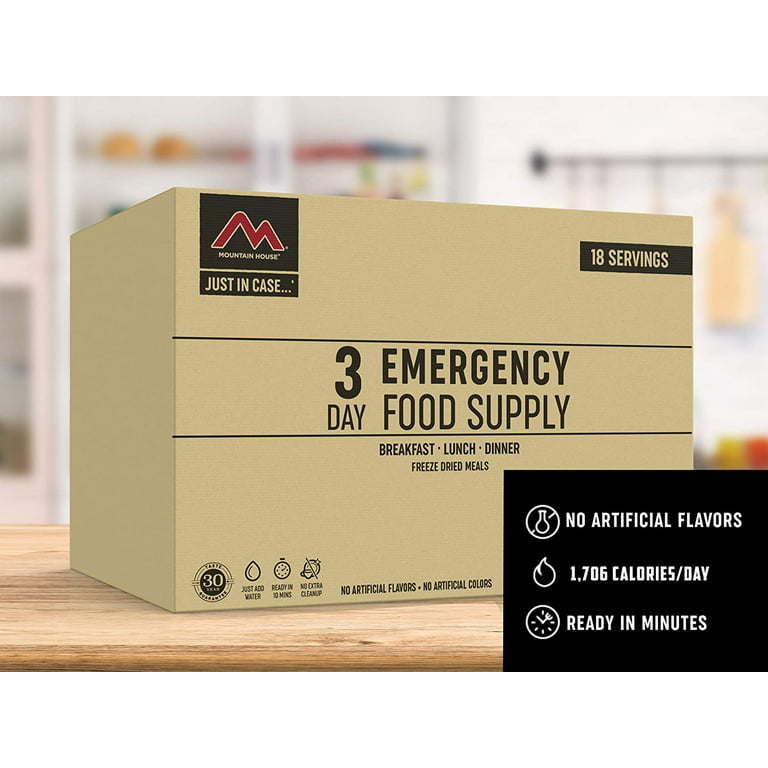 3-Month Emergency Food Kit  Emergency Essentials – Be Prepared - Emergency  Essentials