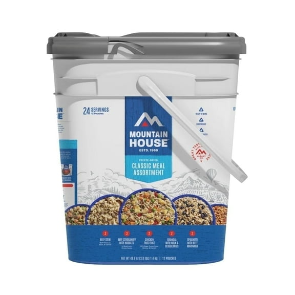 Mountain House Adventure Meals 24 Servings Classic Freeze Dried Cooler Backpacks