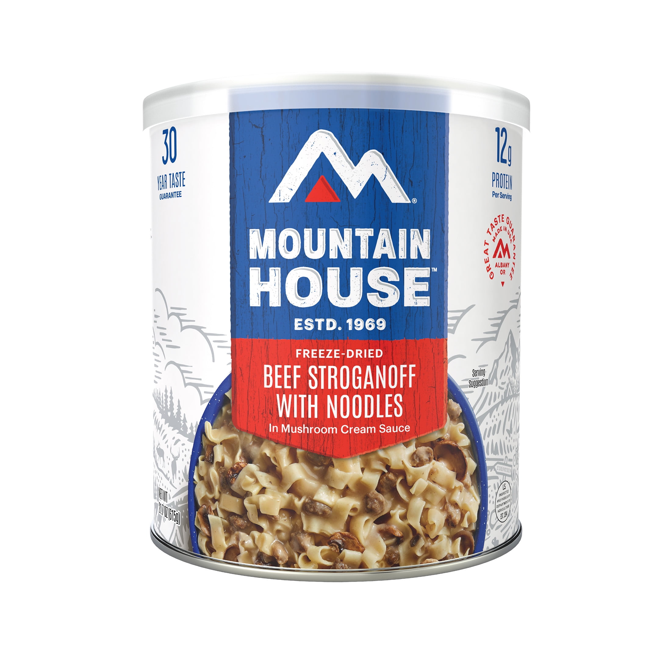 Mountain House Beef Stroganoff with Noodles #10 Can
