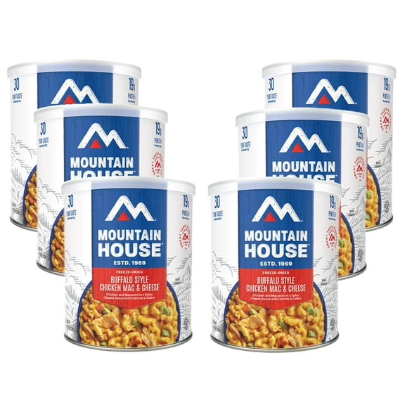Mountain House Buffalo Style Chicken Mac & Cheese (Pack of 6 Cans)