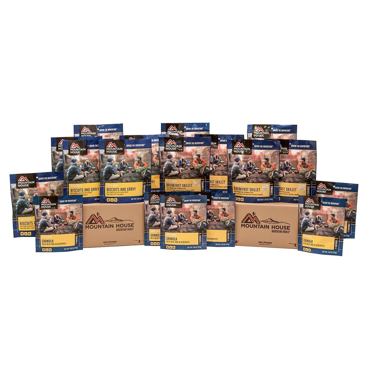 Mountain House Eggs, Hash Browns, Sausage, Peppers, Onions Freeze Dried Food 4.73 oz. Pouch