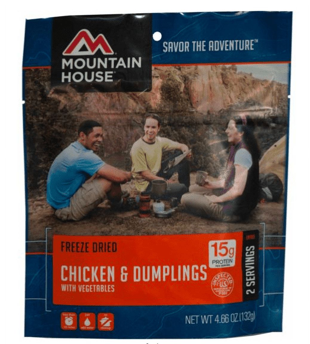 Mountain House Freeze-Dried Chicken And Dumplings With Vegetables - 2 Servings - image 1 of 5