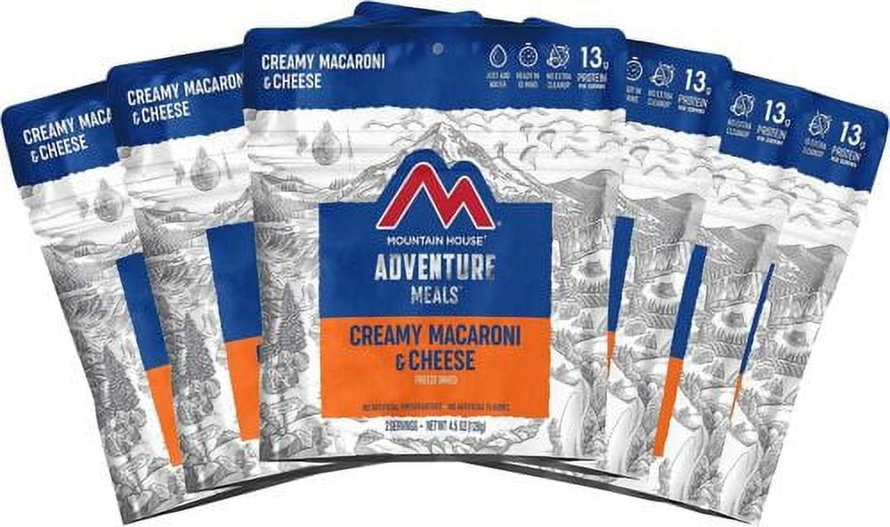 Mountain House Freeze Dried Survival \u0026 Emergency Food Creamy Macaroni \u0026 Cheese Survival Backpacking \u0026 Camping Hiking-6 Pouches