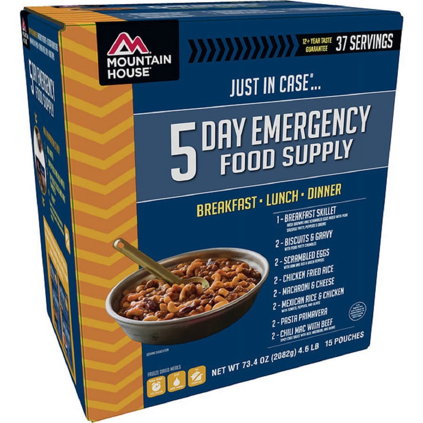 Mountain House Just In Case...® 5-Day Emergency Food Supply