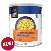 Mountain House Long Shelf Life Freeze Dried Emergency Camping Food, Chicken Alfredo, Can, 9 Servings