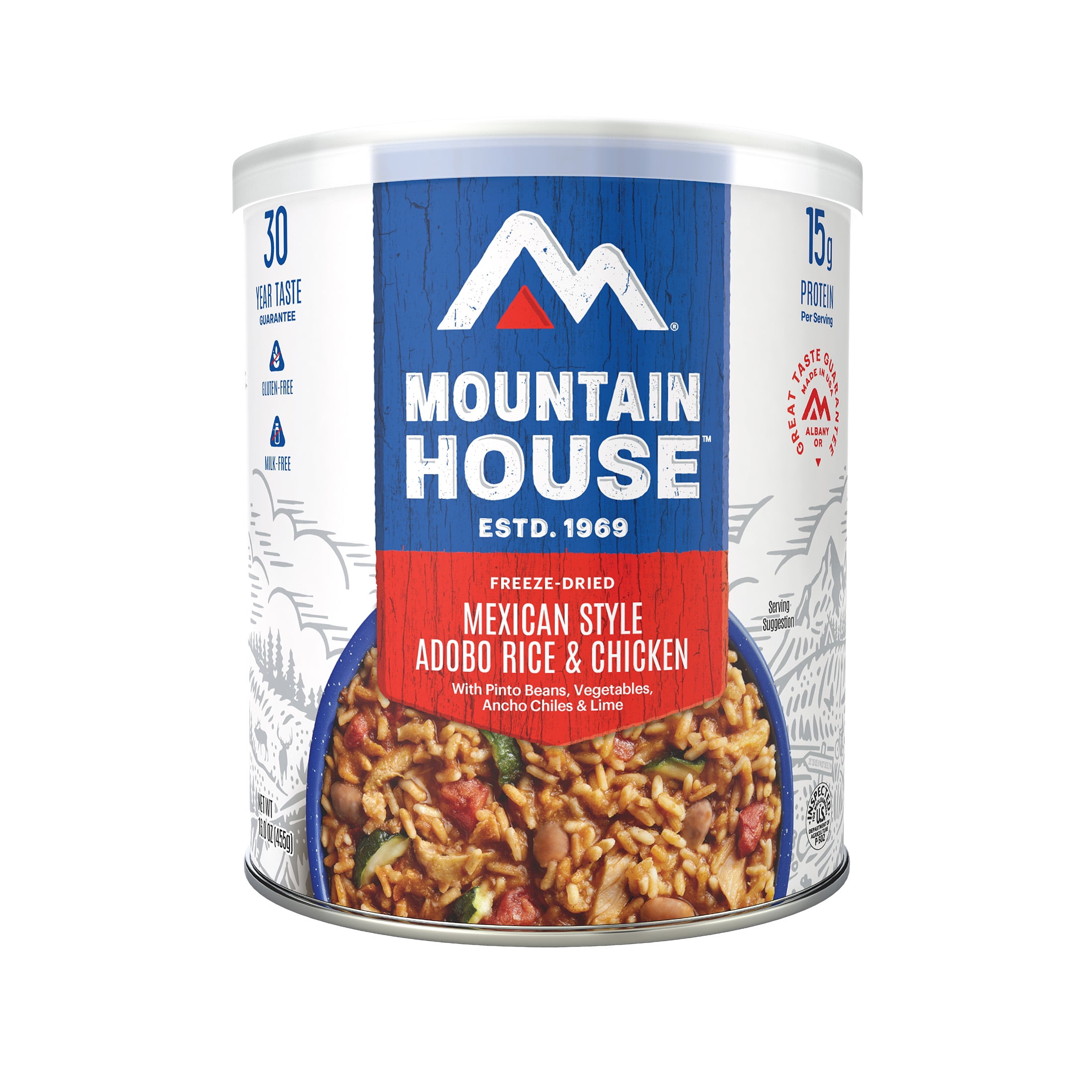 Mountain House Mex Style Adobo Rice & Chicken #10 Can