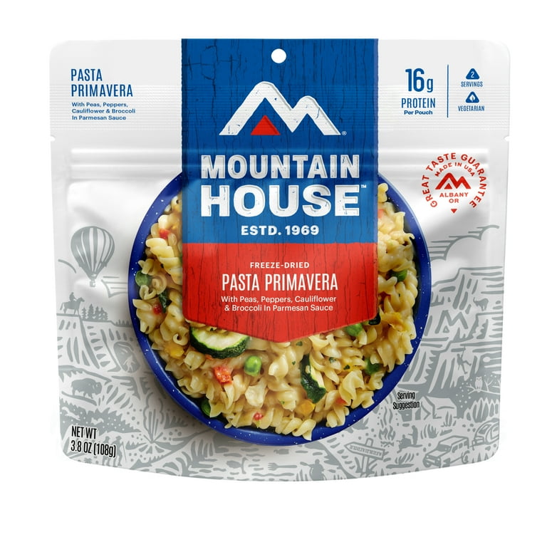 Mountain House Vegetarian Pasta Primavera, Freeze-Dried Food, 2