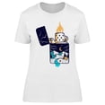 thumbnail image 1 of Mountain In A Lighter  T-Shirt Women -Image by Shutterstock, Female 3X-Large, 1 of 2
