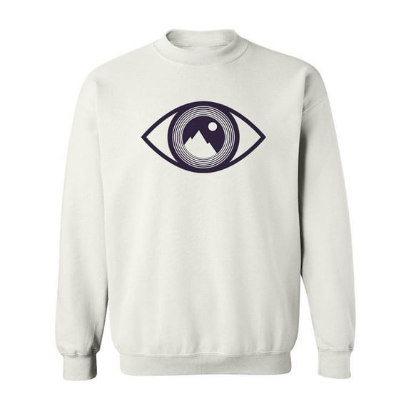 Mountain Inside An Eye Sweatshirt Men -Image by Shutterstock, Male Small