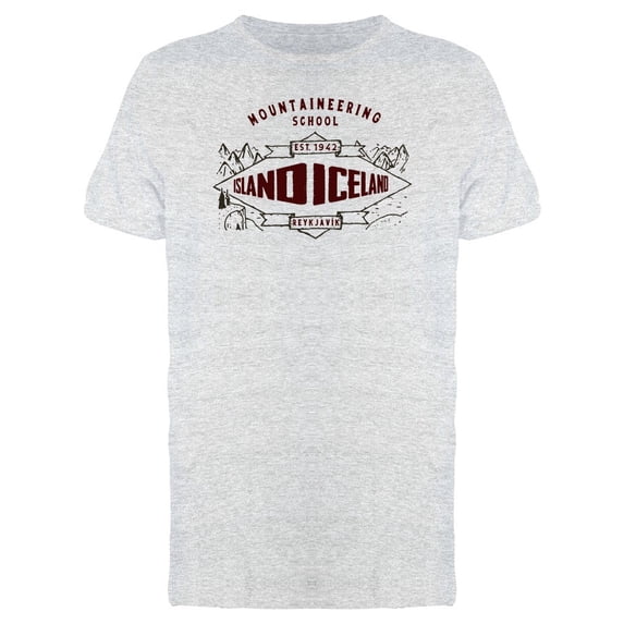 Mountain Island Iceland Tee Men's -Image by Shutterstock