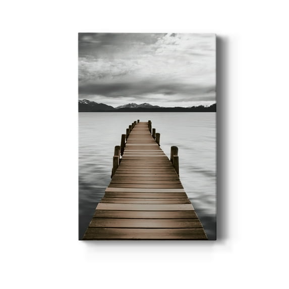 Mountain Jetty Premium Gallery Wrapped Canvas - Ready to Hang - 32 x 48
