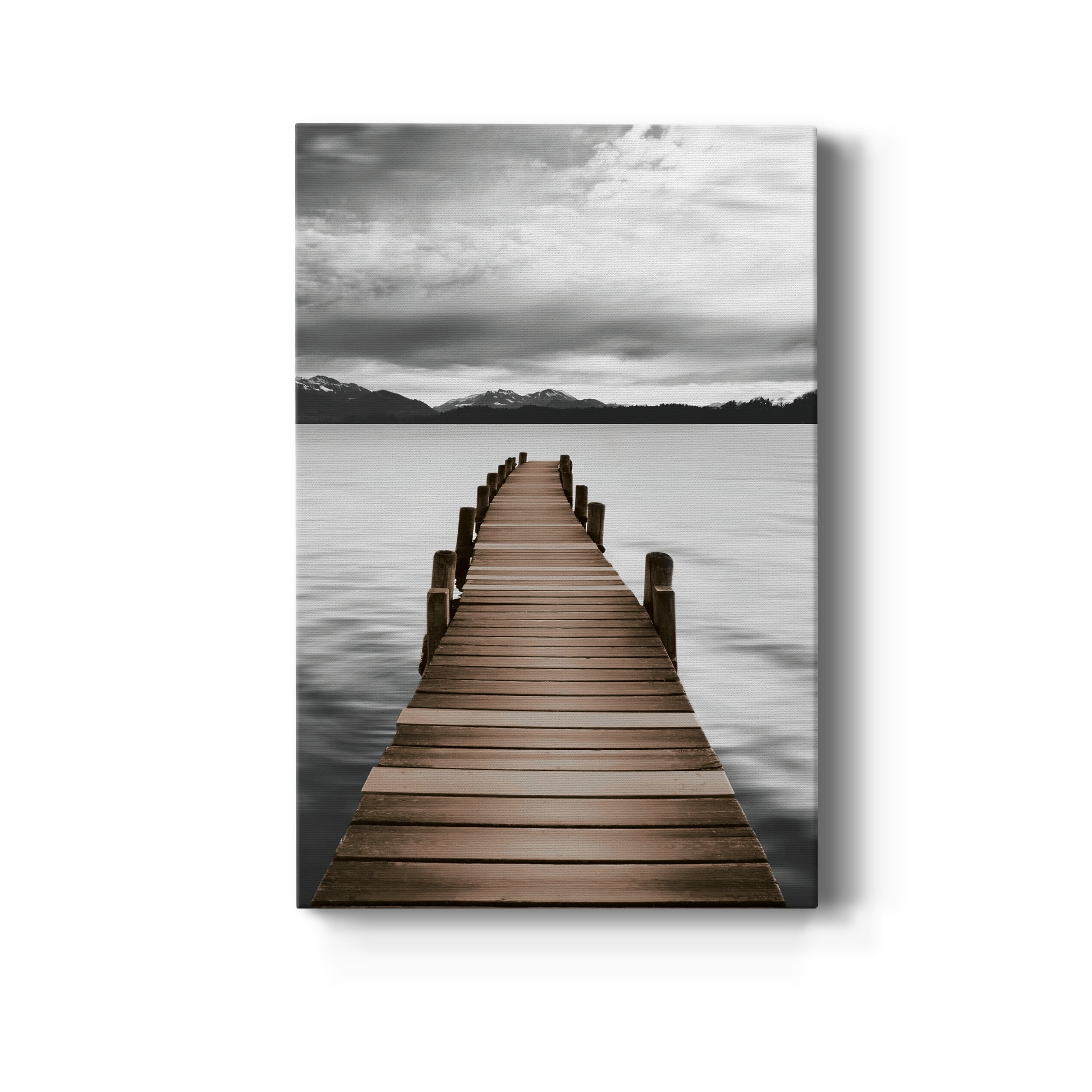 Mountain Jetty Premium Gallery Wrapped Canvas - Ready to Hang - 40 x 60