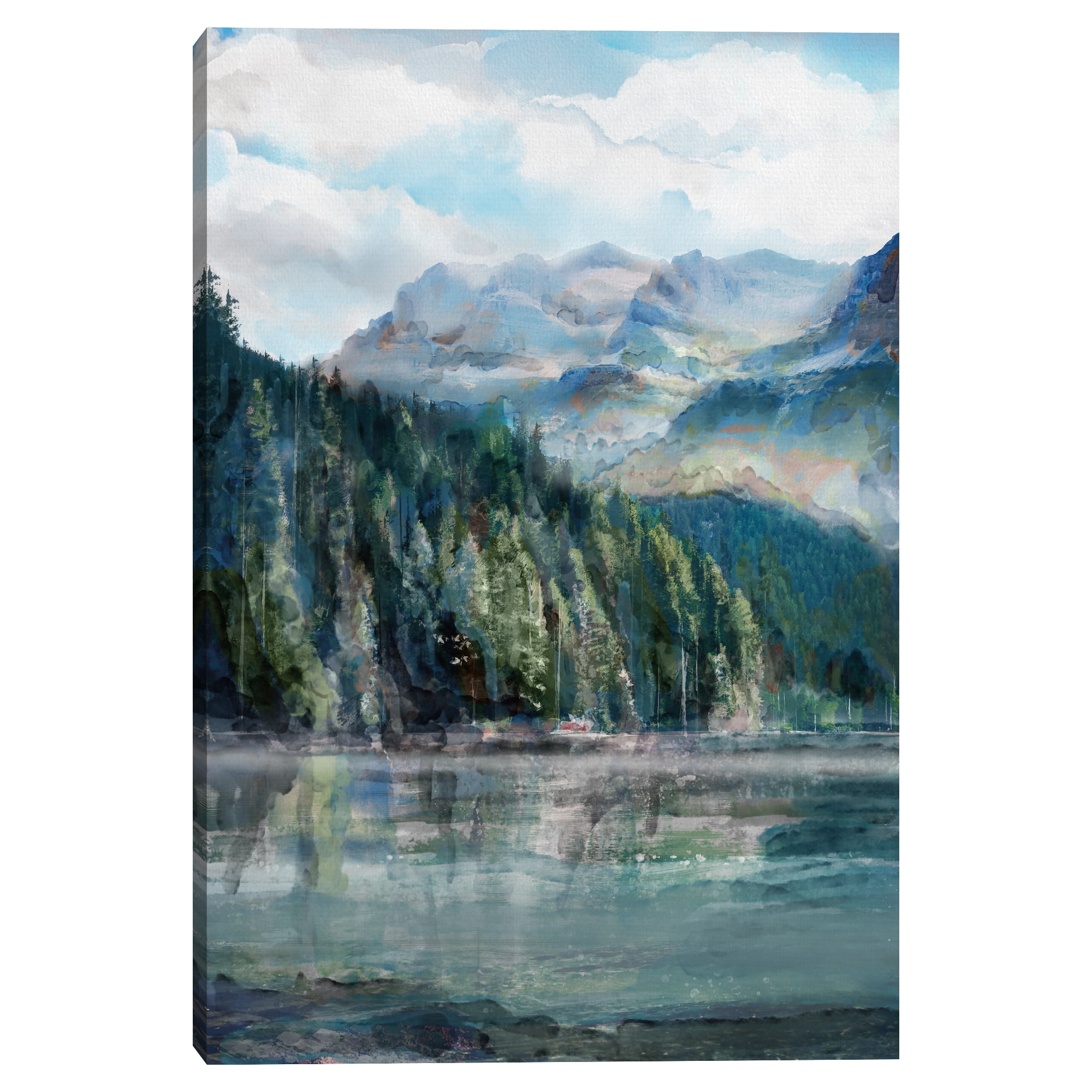 Mountain Lake II by Studio Arts Canvas Art Print