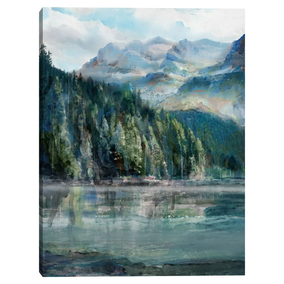 Mountain Lake II by Studio Arts Canvas Art Print