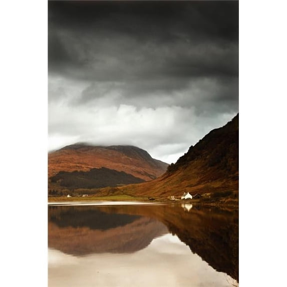 Mountain Lake Loch Sunart Scotland Poster Print