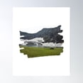 thumbnail image 1 of Mountain Lake Snow Poster Wall Art, Modern Wall Decor, 12x18 UNFRAMED, 1 of 3