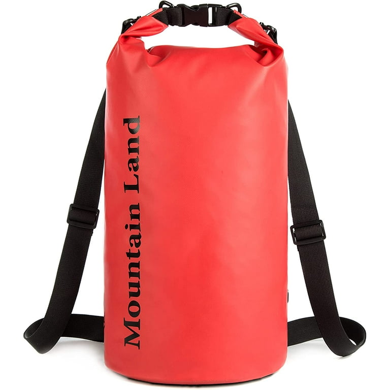 Mountain Land 10L Red Waterproof Dry Bag Tear-Resistant