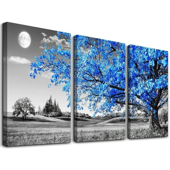 Mountain Landscape Abstract Painting Canvas Wall Art For Living Room Bathroom Wall Decor For Bedroom Kitchen Artwork Canvas Prints Modern Office Home Decorations Watercolor(Only canvas)