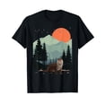 thumbnail image 1 of Mountain Landscape Adventure Sunset Pine Tree Sea Otter T-Shirt, 1 of 5