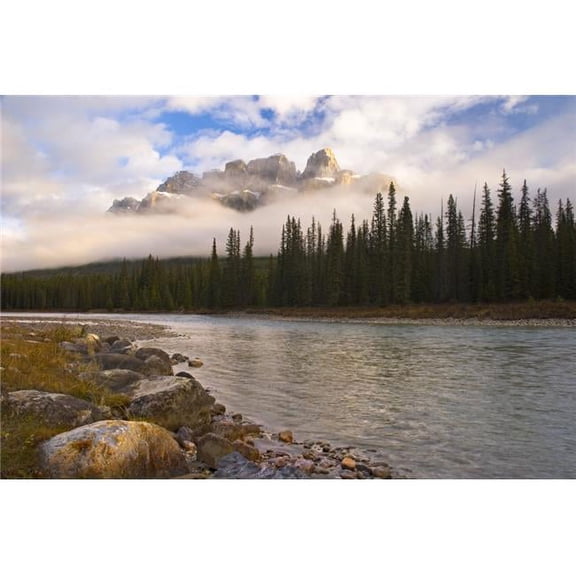 Mountain Landscape Banff National Park Alberta Canada Poster Print by Philippe Widling, 17 x 11