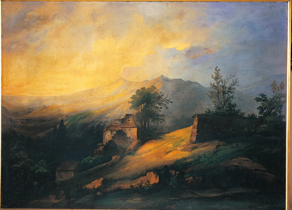 Mountain Landscape Canvas Art - (24 x 18)