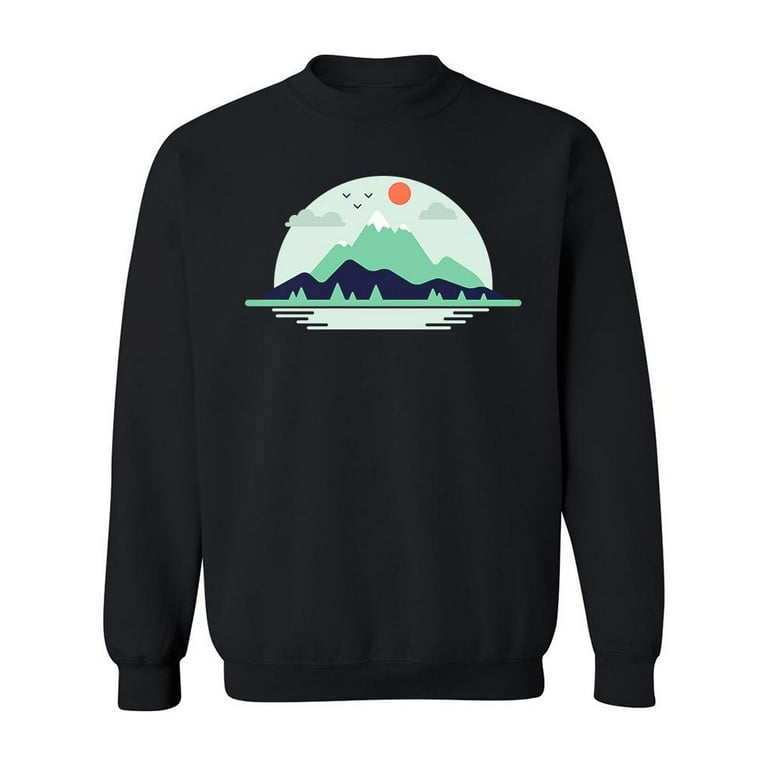 Mountain design sweatshirt sales