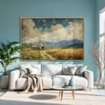 thumbnail image 1 of Mountain Landscape Poster, Rustic Cabin Wall Art Home Decor, 8x12 UNFRAMED, 1 of 3