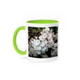 thumbnail image 1 of 3dRose, Mountain Laurel, 15oz Two-Tone Green Mug, 1 of 7